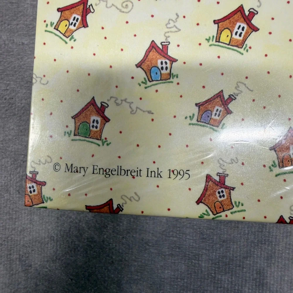 Mary Engelbreit Homeowner Expandable Organizer OS Yellow Vintage 1995 NIP